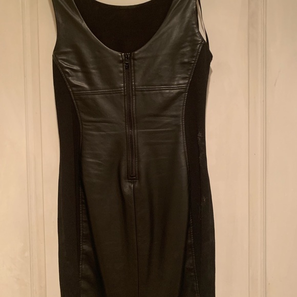 Like new Sanctuary little black vegan leather dress - Picture 8 of 8